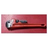 28. PROTO Pipe Wrench: Cast Iron, 2 in Jaw Capacit