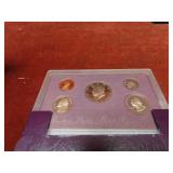 1989 US proof set US coins.