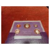1987 US proof set US coins.
