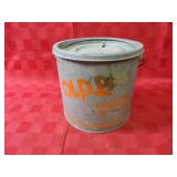 Old Pal galvanized minnow bucket
