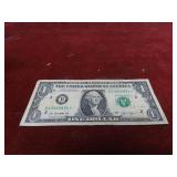 2013- New York $1 star note US banknote