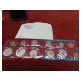 1968 mint set 40% silver half US coins.