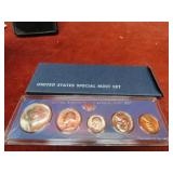 1966 Special mint set 40% silver half US coins.