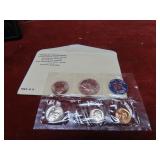 1965 Special mint set 40% silver half US coins.