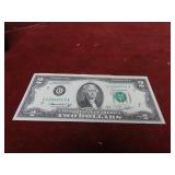 1976-$2 Chicago Bicentennial US banknote.