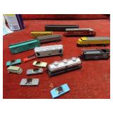 Vintage N scale toy trains.