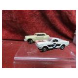 (2)Vintage Aurora slot cars. Ford Mustang.