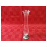 Weighted sterling silver bud vase.