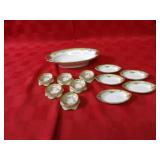 Hand painted Nippon salt dishes