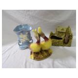 Weller, hull, Shawnee pottery vase, planters