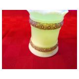 Vintage Heisey custard glass toothpick holder.
