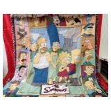 The Simpsons blanket.