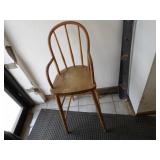 Vintage wood high chair.