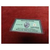 1/4 grain US gold bullion.