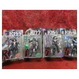 Set of McFarlane KISS band action figures.