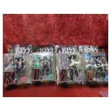 Set of McFarlane KISS band action figures.