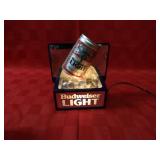 Vintage Bud Light beer lighted bar sign.
