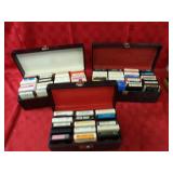 Vintage 8 track music cassettes.