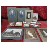 Antique photograph lot.