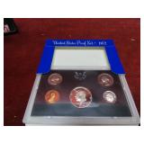 1972 US proof set US coins.