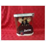 Happy Holidays Barbie doll figure.