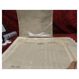 Antique paper ephemera lot.
