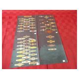 Vintage advertising cigar labels. Paper ephemera