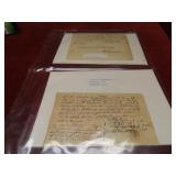 1700's Colonial written letters.