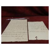 1700's Colonial written letters.