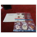 1972 Mint set US coins.