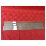 (4)Shrink rule machinists metal rulers.