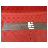 (4)Shrink rule machinists metal rulers.