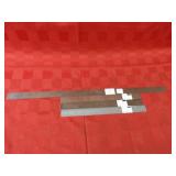 (4)Shrink rule machinists metal rulers.