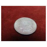 1921-d 90% silver US coin. Morgan dollar.