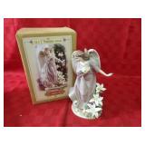 Grandeur Noel 12.5' porcelain Angel figure.