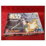 Star wars AMT X wing fighter model kit.