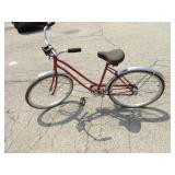 Vintage red Murray bicycle. Westport
