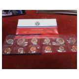 1987 Mint set US coins.