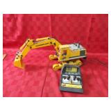 Remote control cat excavator toy.
