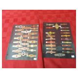 Vintage advertising cigar labels. Paper ephemera