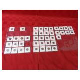 (42)Jefferson nickels. US coins.