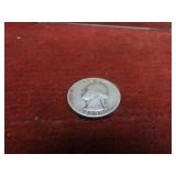 1932 90% silver US coin. Washington quarter