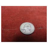 1934 90% silver US coin. Washington quarter