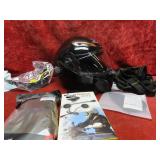 Soman motorcycle helmet L , gloves, microphone.