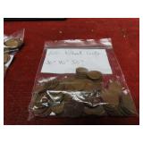 (100)Lincoln Wheat cents US coins 30's-50's