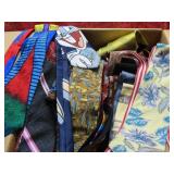 Large box assorted Men's ties. Vintage.