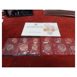 1989 Mint set US coins.