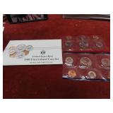 1988 Mint set US coins.