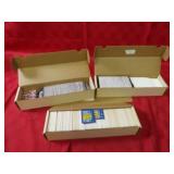 Assorted Vintage MLB baseball trading cards.