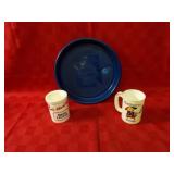 Pabst beer tray, spuds Mackenzie cup, coozie